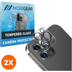 Mobigear iPhone 13 Pro Max Verre trempé Protection Caméra - Compatible Coque (Lot de 2)
