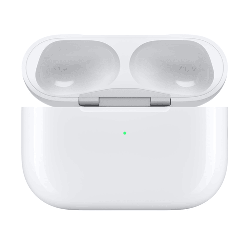 Texte sur le boîtier de charge pour AirPods et AirPods Pro
