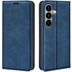 Mobigear Retro Slim Samsung Galaxy S26 Étui Portefeuille - Bleu foncé