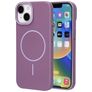 Mobiparts Slim Line Coque iPhone 15 MagSafe Coque arrière Rigide - Imperial Purple