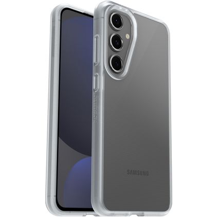 Otterbox React Coque Transparente Samsung Galaxy S24 FE Coque arrière Rigide Anti-Chocs - Transparent