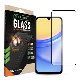Striker Xtreme Impact Samsung Galaxy A15 Verre trempé Protection d'écran - Compatible Coque