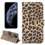 Mobigear Leopard Housse iPhone 12 Etui Porte-Monnaie - Jaune