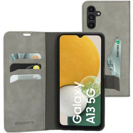 Mobiparts Classic Wallet Housse Samsung Galaxy A04s Etui Porte-Monnaie - Granite Grey