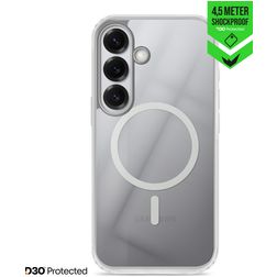 Striker X-Core Xtreme Impact Coque Transparente Samsung Galaxy S25 MagSafe Coque arrière Rigide Anti-Chocs - Transparent