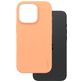 CARE by PanzerGlass Fashionable Coque iPhone 16 Pro MagSafe Coque arrière en Silicone - Peachy