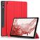 Mobigear Tri-Fold Coque Samsung Galaxy Tab S9 Plus Etui + Porte-crayon - Rouge