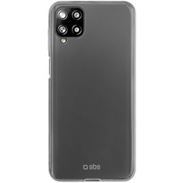SBS Skinny Coque Transparente Samsung Galaxy A12 Coque arrière en TPU Souple - Transparent