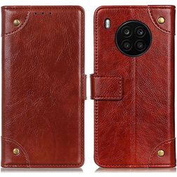 Mobigear Ranch HONOR 50 Lite Étui Portefeuille - Marron