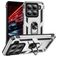 Mobigear Armor ring Coque Xiaomi 15 Coque arrière Rigide Anti-Chocs avec Anneau-Support - Argent
