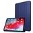 Mobigear Tri-Fold Gel Coque iPad Pro 11 Pouces (2021) Etui en TPU,Similicuir - Bleu Marin