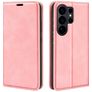 Mobigear Retro Slim Housse Samsung Galaxy S26 Ultra Etui Porte-Monnaie - Rose