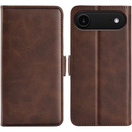 Mobigear Slim Magnet Housse iPhone Air Etui Porte-Monnaie - Marron