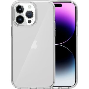 Mobigear Crystal Coque Transparente iPhone 15 Pro Max Coque arrière Rigide - Transparent