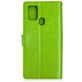 Mobigear Wallet Housse Samsung Galaxy A21s Etui Porte-Monnaie - Vert