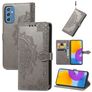 Mobigear Mandala Samsung Galaxy M52 Étui Portefeuille - Gris