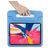 Mobigear Classic iPad Air 3 (2019) Housse pour tablette enfant avec poignée - Bleu