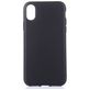 Mobigear Excellent Coque iPhone XS Coque arrière en TPU Souple - Noir