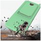Mobigear Lanyard Card Samsung Galaxy A16 Coque avec cordon en Silicone et Porte-Cartes - Vert