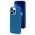 Mobiparts Coque iPhone 13 Pro Coque arrière en Silicone - Blueberry Blue