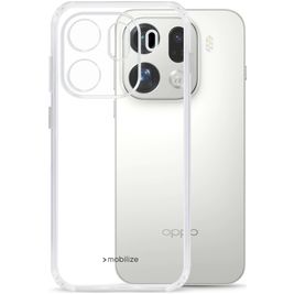 Mobilize Gelly Case Coque Transparente OPPO Find X9 Pro Coque arrière en TPU Souple - Transparent