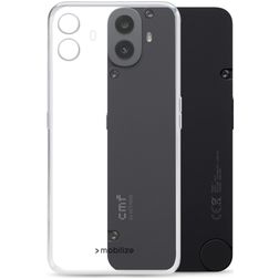 Mobilize Gelly Coque Transparente Nothing CMF Phone 1 Coque arrière en TPU Souple - Transparent