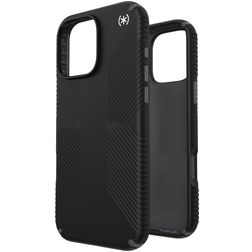 Speck Presidio2 Grip Coque iPhone 16 Pro Max Coque arrière Rigide Anti-Chocs - Noir