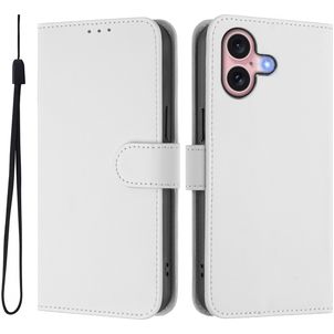 Mobigear Urban Wallet Housse iPhone 16 Etui Porte-Monnaie - Blanc