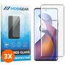 Mobigear Premium Motorola Edge 30 Fusion Verre trempé Protection d'écran - Compatible Coque - Noir (Lot de 3)
