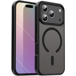 Mobigear Shockproof Coque iPhone 17 Pro MagSafe Coque arrière Rigide - Noir