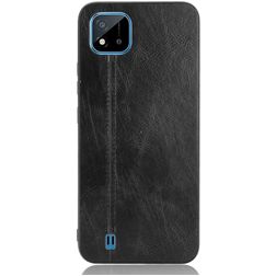 Mobigear Stitch Coque Realme C11 (2020) Coque arrière - Noir