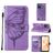Mobigear Butterfly Realme C31 Étui Portefeuille - Violet