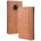 Mobigear Sensation Housse Huawei Mate 20 Pro Etui Porte-Monnaie - Cognac