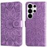 Mobigear Sunflower Housse Samsung Galaxy S26 Ultra Etui Porte-Monnaie - Violet