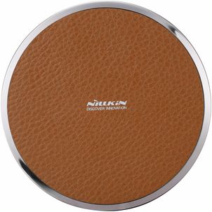 Nillkin MagicDisk - Chargeur Qi Wireless 10W 2A - Marron