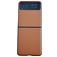 Mobigear Excellent Motorola Razr 40 Plastique rigide Coque arrière - Marron