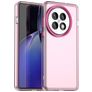 Mobigear Crystal OnePlus 13 Plastique rigide Coque arrière - Rouge