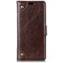 Mobigear Ranch Housse Motorola One Power Etui Porte-Monnaie - Marron