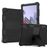 Mobigear ShieldStand Coque Samsung Galaxy Tab A8 10.5 (2021) Coque arrière en Plastique rigide,Silicone + Support Amovible - Noir