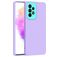 Mobigear Colors Coque Samsung Galaxy A73 Coque arrière en TPU Souple - Violet