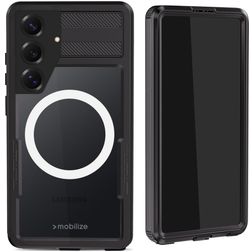 Mobilize Waterproof Coque Samsung Galaxy S25 Ultra MagSafe Coque arrière Imperméable Rigide - Noir