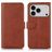 Mobigear Wallet Housse iPhone 17 Pro Max Etui Porte-Monnaie - Marron