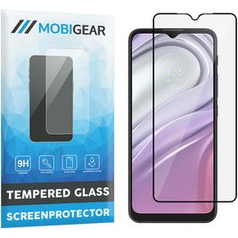 Mobigear Premium Motorola Moto G10 Verre trempé Protection d'écran - Compatible Coque - Noir