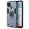 Mobigear Armor Ring Coque Realme C21Y Coque arrière Rigide Anti-Chocs avec Anneau-Support - Bleu