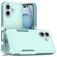 Mobigear Heavy Armor iPhone 16 Plastique rigide Coque arrière Antichoc - Vert