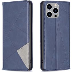 Mobigear Rhombus Slim Housse iPhone 15 Pro Max Etui - Bleu