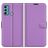 Mobigear Classic Housse Motorola Moto G60 Etui Porte-Monnaie - Violet