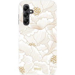 MIO Samsung Galaxy A14 MagSafe Plastique rigide Coque arrière - White Roses