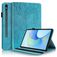 Mobigear Tree Coque Samsung Galaxy Tab S10 FE Plus Etui + Porte-crayon - Bleu