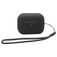 Mobigear Lanyard Coque Apple AirPods Pro 2 Coque en Silicone Souple - Noir